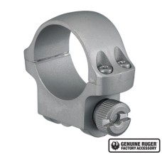Ruger, 1" Stainless Steel Scope Ring, Low, #3, Fits Various Ruger Rifles