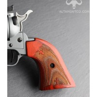 Altamont, Rosewood Strato Checkered Fleur-de-Lis Grip Set, Fits Heritage 22 Revolver Altamont, Rosewood Strato Checkered Fleur-de-Lis Grip Set, Fits Heritage 22 Revolver