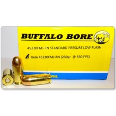 Buffalo Bore, 45 ACP +P, 230g..