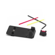 DoveDOT, Red Dot Mounting Plate Kit, Fits CZ P10 Pistol – RMSc Footprint/Fiber Front