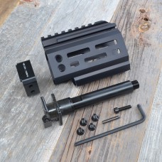 HB Industries, 5.3" Barrel Micro/K Handguard Conversion Kit, Bull Barrel, Black, Fits CZ Scorpion Pistol/Rifle