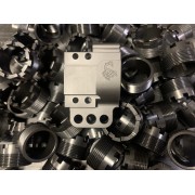 Templar Precision, Non QD Lightweight Trunnion, Fits ACR Pattern Rifle - G3 Anodized Alum, black