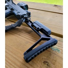 A3 Tactical, Direct-Fit Folding Stock, w/Added QD Sling Socket, Fits B&T GHM Rifle