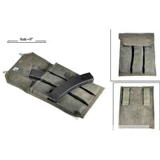 Surplus, (3 pack) 7.62X25 35rd Magazine w/Canvas Pouch, VG Condition, Fits PPS-43 Rifle