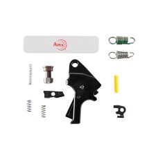 Apex Tactical, Flat-Faced Forward Set Trigger Kit for Polymer Frame M&P M2.0, Classic, Black, Fits S&W M&P 2.0 Pistol