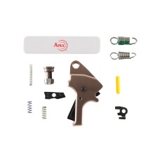 Apex Tactical, Flat-Faced Forward Set Trigger Kit for M&P M2.0, Fde, Fits S&W M&P 2.0 Pistols