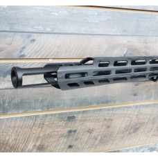 Brekke Custom, 4″ CompXtension Barrel/Handguard Combo (9mm), Black Nitride, Vertical Comp Timing, Fits AR9 Platform Rifle