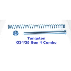 Carver Custom, Gen 4 Uncaptured Tungsten Guide Rod Combo, 11lb Spring, Fits Glock 34/35/40/41 Pistol