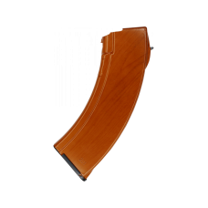 RWB, 7.62x39 30rd " Bakelite Style" Polymer Magazine, Sunset Orange Color, Fits AK-47 Rifle