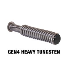 Glockstore, Tungsten Guide Rod, Gen 4, Black, Fits Glock 17/34 Pistol