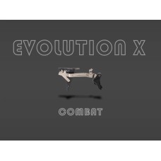Johnny Glocks, Evolution X Drop-In Combat Trigger System, 9mm Gen 4, w/JG Vex Metal Shoe Upgrade, Fits Glock Gen 4 9mm Double Stack Pistols