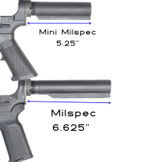 KAK Industry, Mini Buffer Tube, Proprietary, Fits AR-15 Rifle