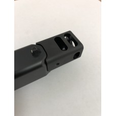 KKM Precision, Match Barrel, 9mm, w/ 4-Port Compensator, 9/16x32 Thread, Matte Finish, Fits Glock 17 Gen 5 Pistol