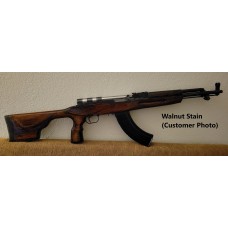 Luckyshotwoodstocks, SKS Pistol Grip Stock, Walnut Hardwood (Cleared), No Bayonet, Rus/Chin Variant, Fits SKS Rifle