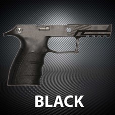 Mirzon, Enhanced Grip Module, Black, No Manual Safety Cut, Fits Sig P320 Pistol