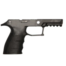 Mirzon, Enhanced Grip Module, Black, With Manual Safety Cut, Fits Sig P320 Pistol