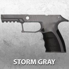 Mirzon, Enhanced Grip Module, Storm Gray, No Manual Safety Cut, Fits Sig P320 Pistol