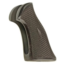 High Standard, Grip, Square, One-Piece, Brown Checkered Molded Plastic, Original, Fits High Standard Sentinel R-100/R-101/R-102/R-103 Revolver