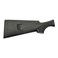 Benelli, Stock, 12 GA, Checkered Black Synthetic, New Factory Original, Fits Benelli M4/Super 90 Shotgun