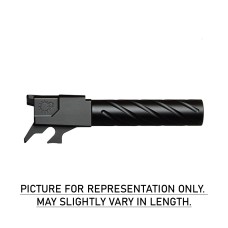 Primary Machine, 4.5" 9mm Match Grade Barrel, Non-Threaded, Black, Fits CZ P-09 Pistol