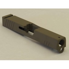 Rock Slide USA, G19 Gen 3 Upper, FDE, RS1, w/Internal Parts, Recoil Spring  & Stainless Guide Rod, Standard Sights, Black Threaded Barrel + Protector, Fits Glock 19 Pistol