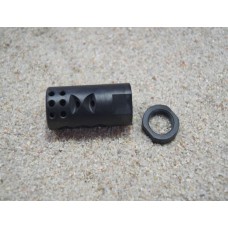 Smith Enterprise, 6.5mm/6.8mm/.30cal Muzzle Brake, Fits 5/8”x24 Threads