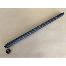 Shaw Custom Barrels, .920 Bull Barrel 18" .22LR Blued Spiral Flutes Threaded, Matte, Fits Ruger 10/22 Rifle