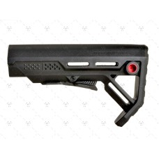 Strike Industries, MOD1 Stock, Black/Red, Fits AR-15 Rifle
