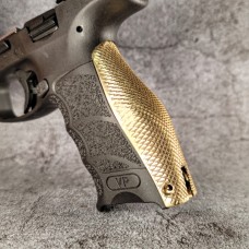 Taylor Freelance, Death Grip Backstrap, Brass, Fits HK VP9 Pistol