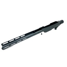 Taccom, ULW Chassis, Black Chassis w/Black Handguard, w/Buffer Tube Adapter, Fits Ruger 10/22 Rifle