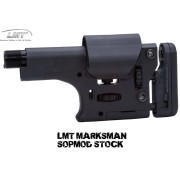 LMT Defense, SOPMOD Marksman DMR Buttstock, 5.56, Fits AR-15 Rifle