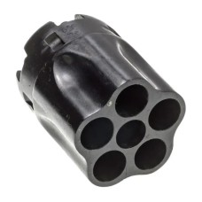 Uberti, Fluted Cylinder, .36 Cal., 5rd, Fits 1862 Police Revolver - Blued, w/ Nipples