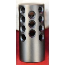 Kidd Innovative Design, .22LR Steel Muzzle Brake, .920", Fits Ruger 10/22 Rifle - Black 28 Bead Blasted-Blued Chromoly