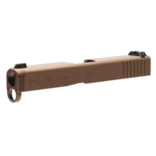 Glock, Stripped MOS Slide, 9mm, No Barrel, Fits Glock 19 Gen 5 - FDE