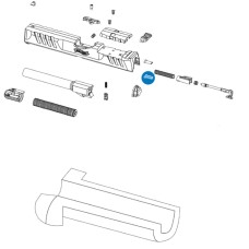 Walther, Striker Spring Keeper, Fits PPQ Pistol
