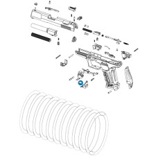 Walther, Extractor Spring, Fits PPQ Pistol Walther, Extractor Spring, Fits PPQ Pistol