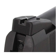 Dawson Precision, .325" T x .135" W, Fixed Carry Black Rear, Fits GSG 1911 Pistol