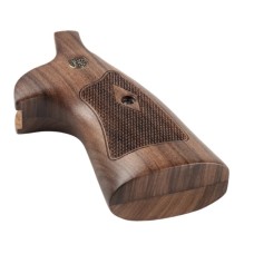 Smith & Wesson, Classic Wood, Square Butt Target Grips, Fits S&W N-Frame Revolver