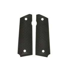 Valkyrie Dynamics, Diamond Plate Grips, Full Size, Black, Fits 1911 Pistol