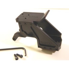 CARVER, Competition Mini-Sight Mount, Black, Venom, Silver Thumb-Rest, Leftside fits Glock