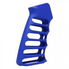 Guntec USA, Ultralight Series Skeletonized Aluminum Pistol Grip (Cerakote Blue), fits AR 15