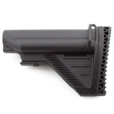 Heckler & Koch, Mil-Spec Factory German E2 Rear Stock, Black, Fits AR-15 & HK 416/MR556 Rifle