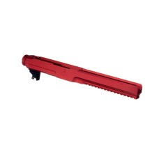 PMACA, Long Nose Chassis - Red Anodized, Fits Ruger 10/22