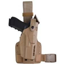 Safariland, Model 7304-SP10 7TSÂ ALS/SLSÂ® Single Strap Tactical Holster, Fits Glock 17