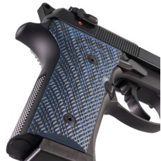 VZ Grips, Tactical Slants Gen 2 - Beretta 92X - Blue Black, Fits Beretta 92