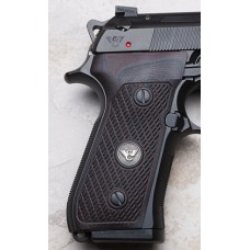 Wilson Combat, G10 Grips, ULTRA THIN with WC Logo fits Beretta 92/96 - Black Cherry