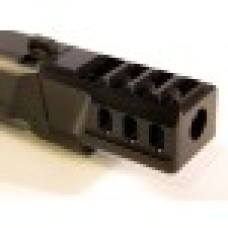 Carver Custom, 4-Port Compensator, Fits 1.0 M&P w/ KKM 4.25" Barrel - 9mm Major, Full Size, Black Anodized